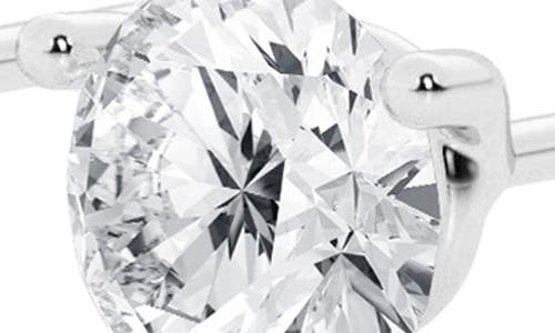 Badgley Mischka Collection 14k Gold Round Cut Near Colorless Lab-created Diamond Stud Earrings In 2 Ctw White Gold