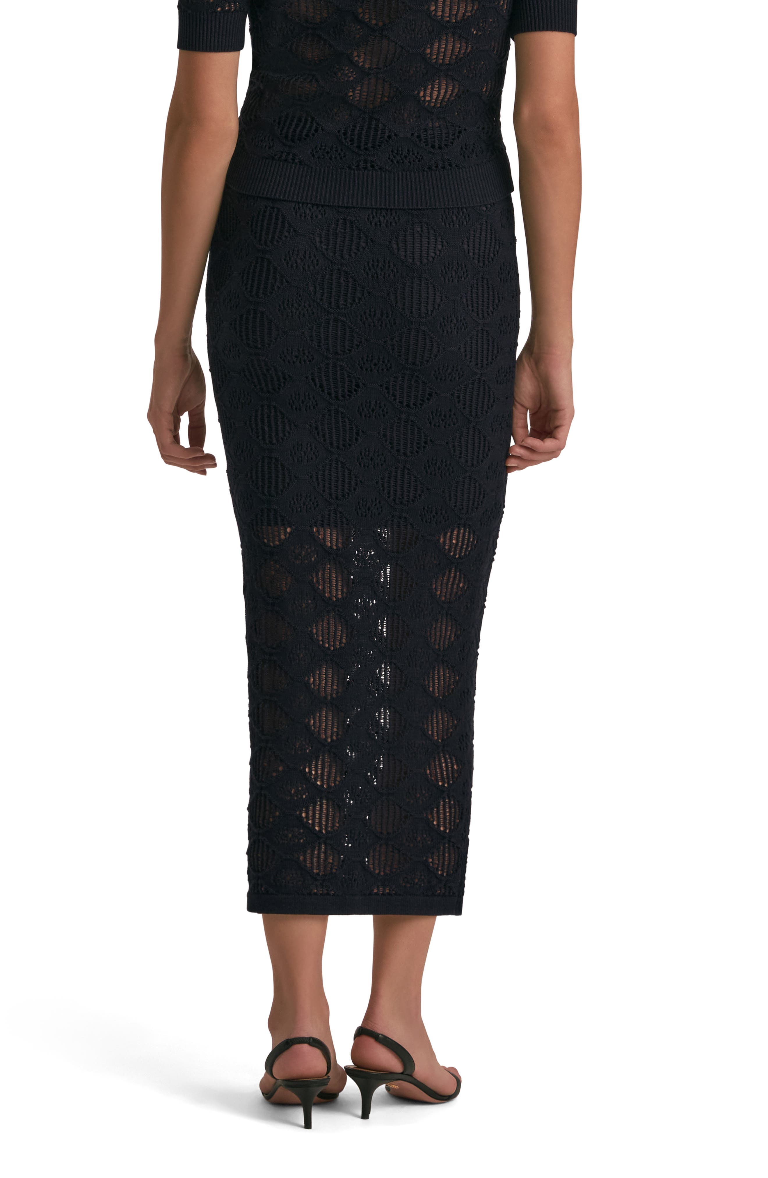 The Courtside Pattern Maxi Sweater Skirt - image 2