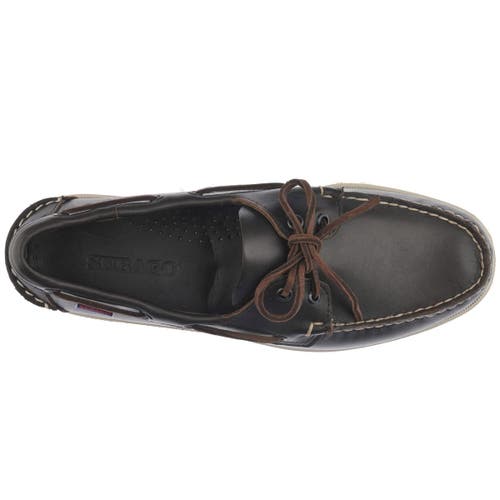 Sebago Classic Portland Boat Shoes In Black