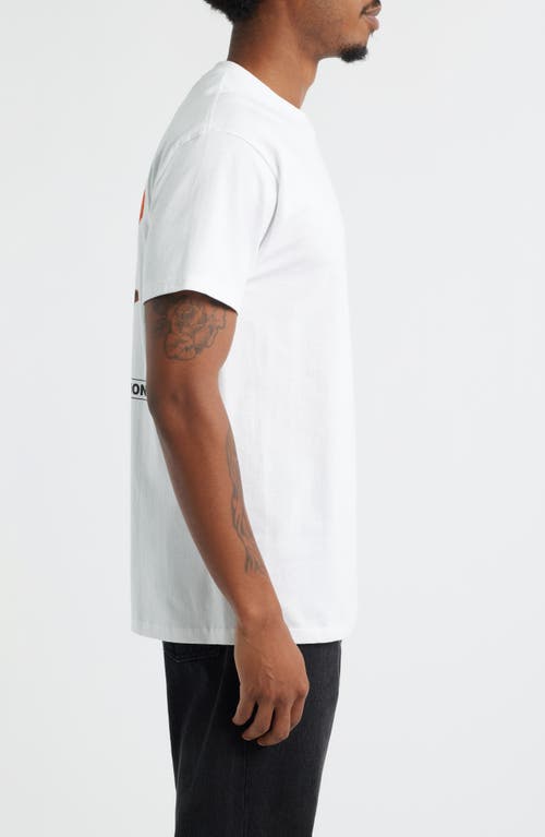Obey Face Of Subversion Graphic T-shirt In Burgundy