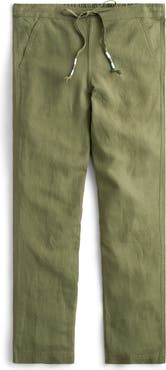 J.Crew Seaside Tie Waist Linen Blend Pants
