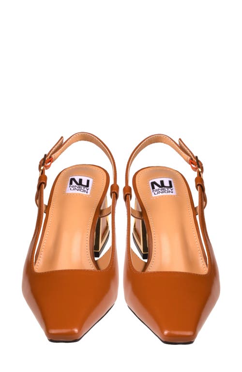 Ninety Union Blake Slingback Pump In Cognac