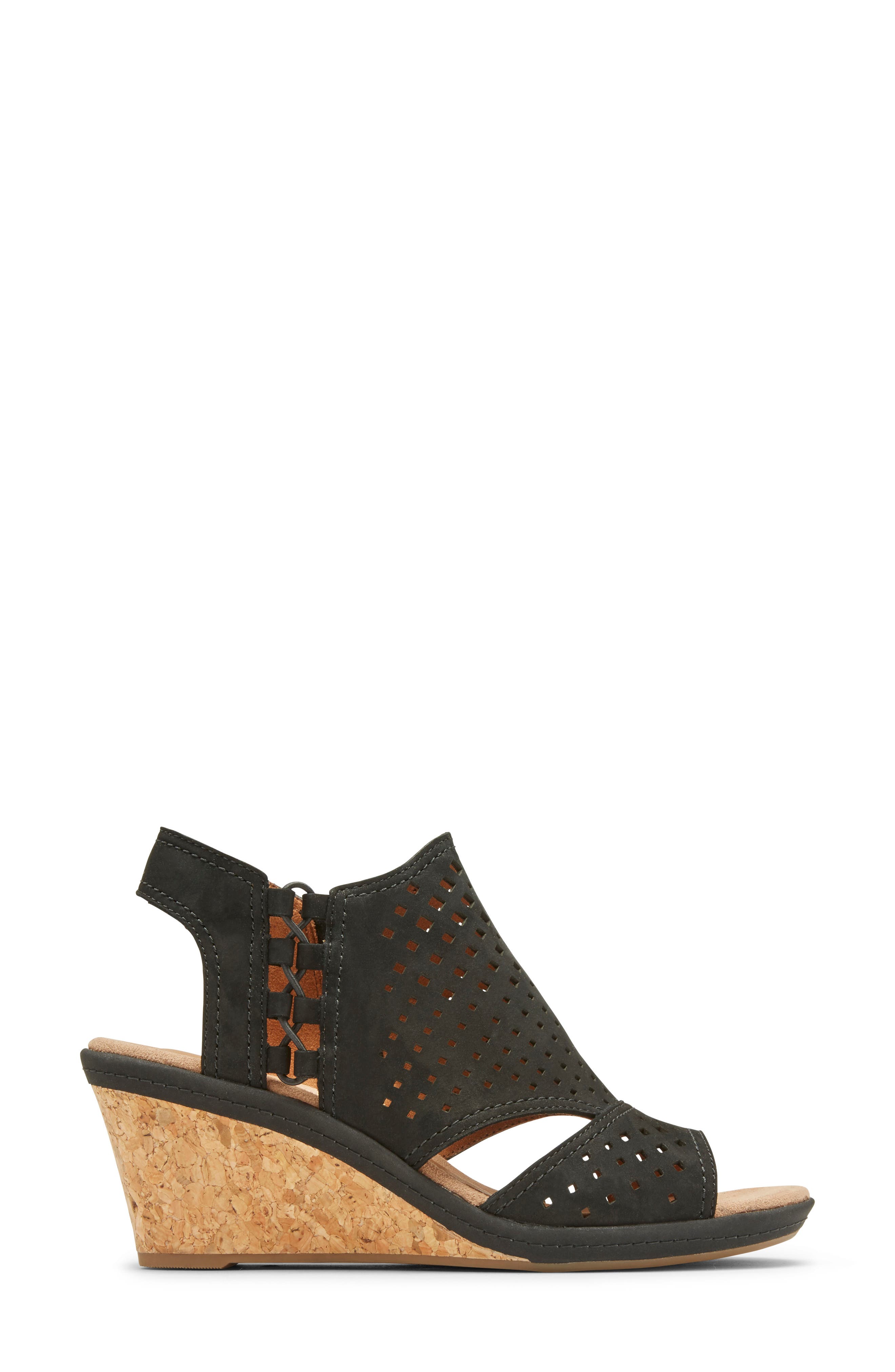 Rockport Cob Hill Janna Wedge Sandal, Alternate, color, 