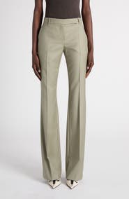 McQueen Narrow Bootcut Wool Trousers