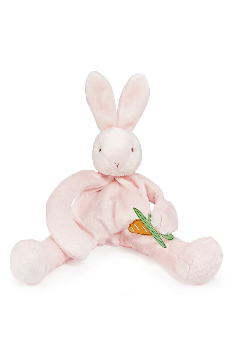 Bunnies by the Bay Blanket & Bunny Silly Buddy Pacifier Holder Set, Main, color,