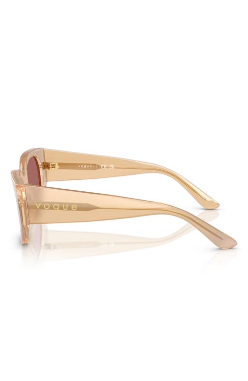 Shop Vogue 53mm Irregular Sunglasses