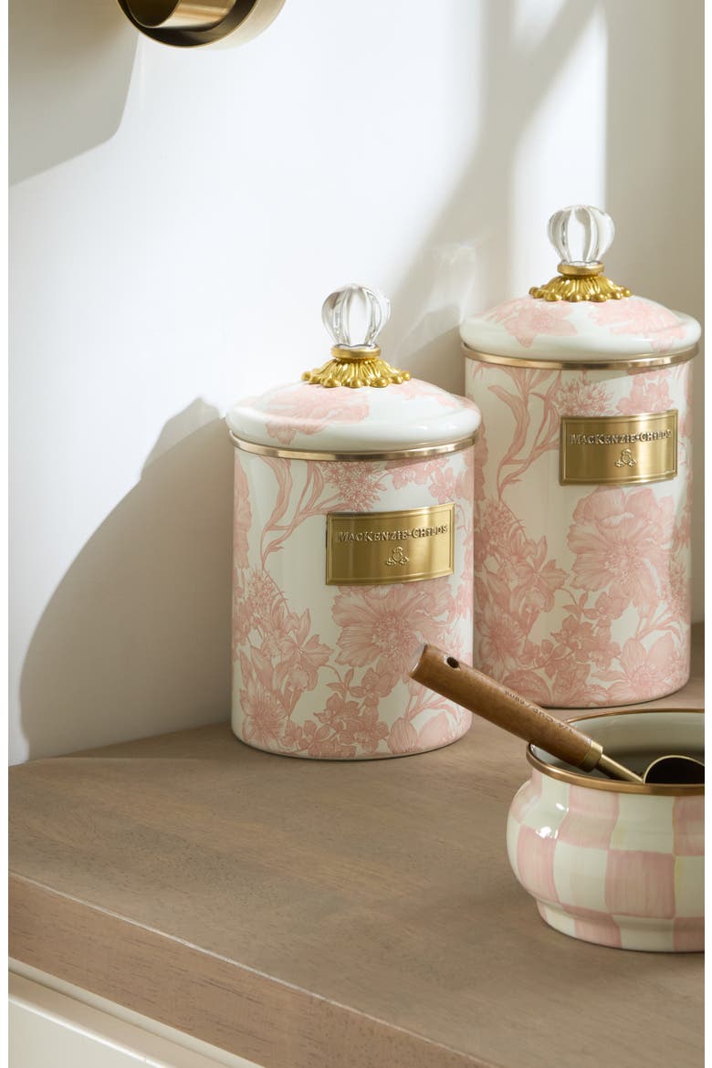 Medium Rosy English Canister, Alternate, color, ROSY