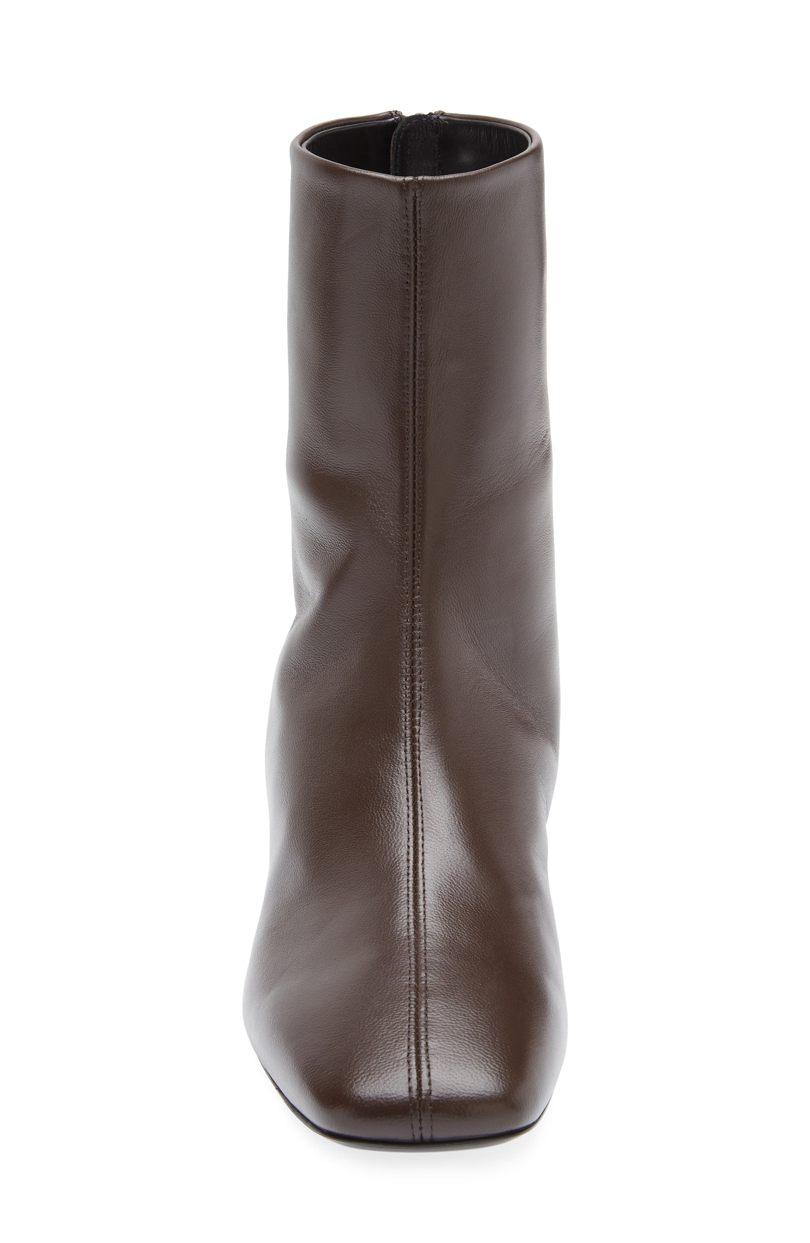 TOTEME Day Kitten Heel Bootie, Alternate, color, Brown