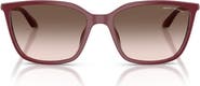 Armani Exchange 55mm Square Sunglasses