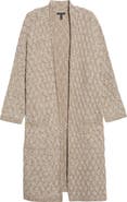 Eileen Fisher Open Front Organic Cotton Blend Cardigan