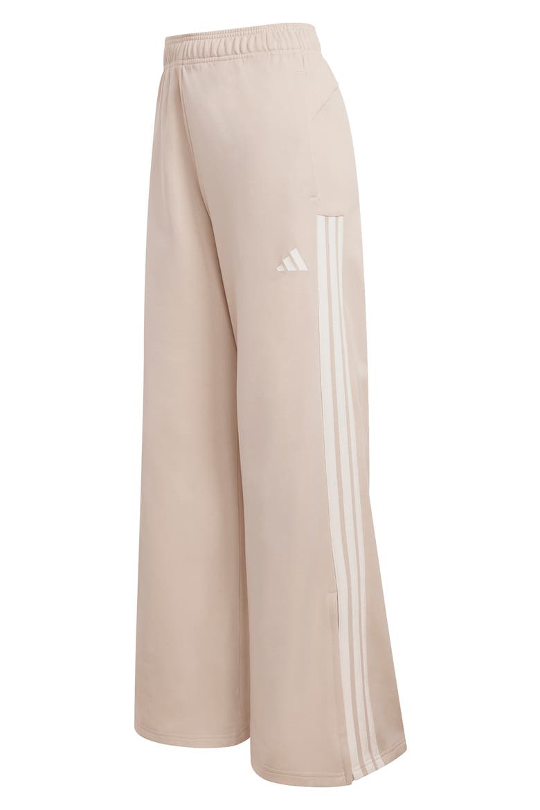 Heritage Wide Leg Pants, Alternate, color, CRYSTAL LINEN/ OFF WHITE