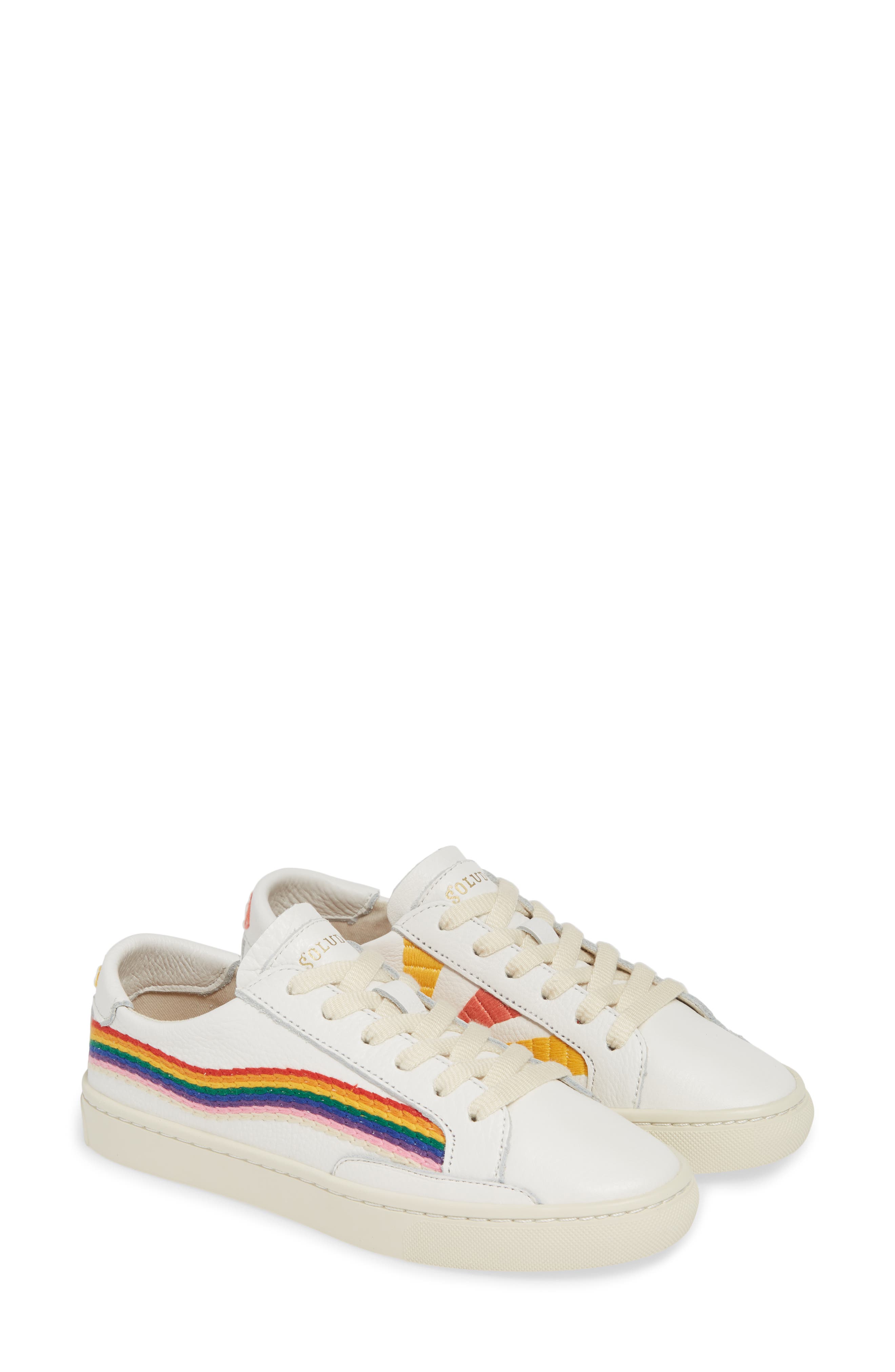 Soludos Rainbow Wave Sneaker, Main, color, 