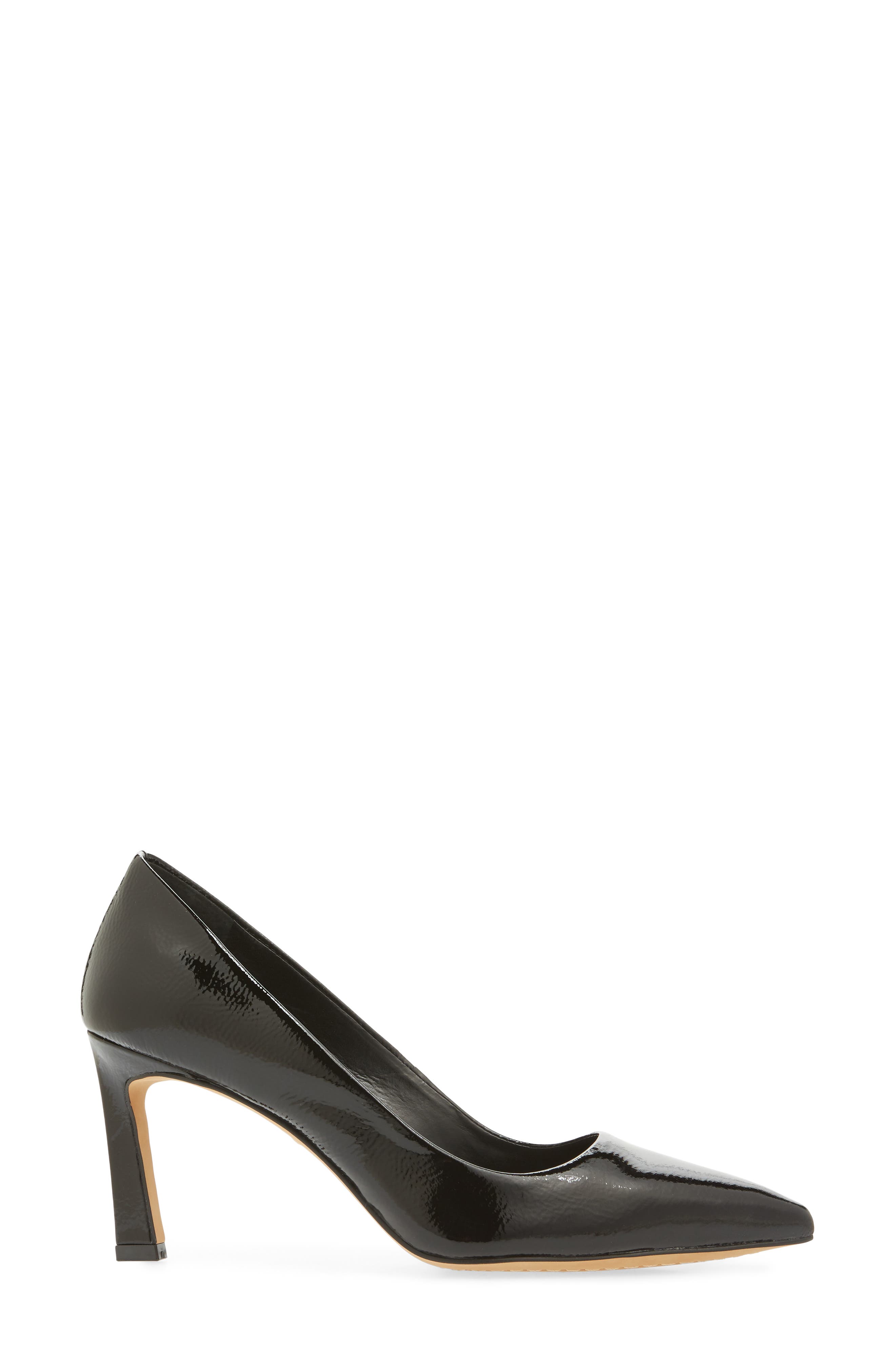 Retsie Pointed Toe Pump, Alternate, color, BLACK PATENT LEATHER
