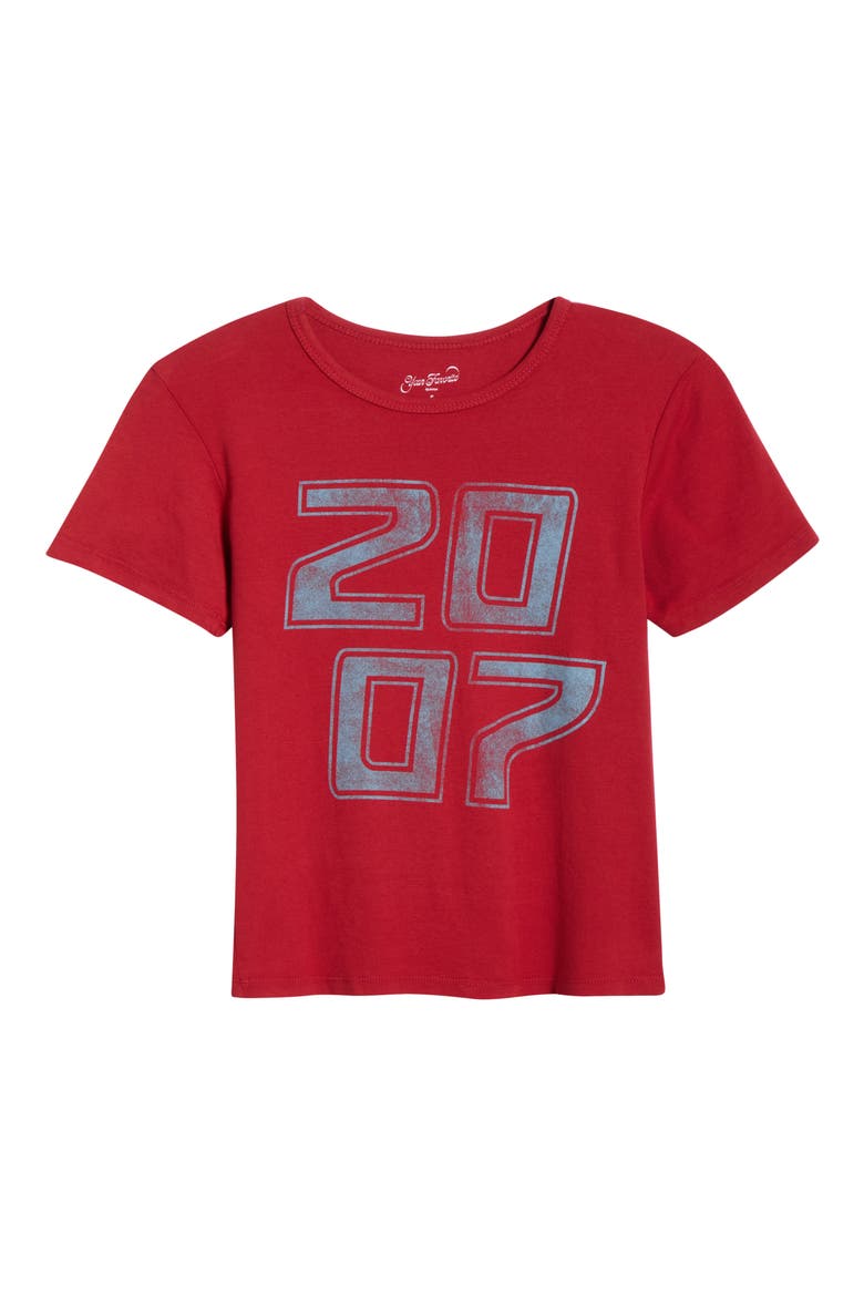2007 Skimmer Cotton Graphic T-Shirt, Alternate, color, RED