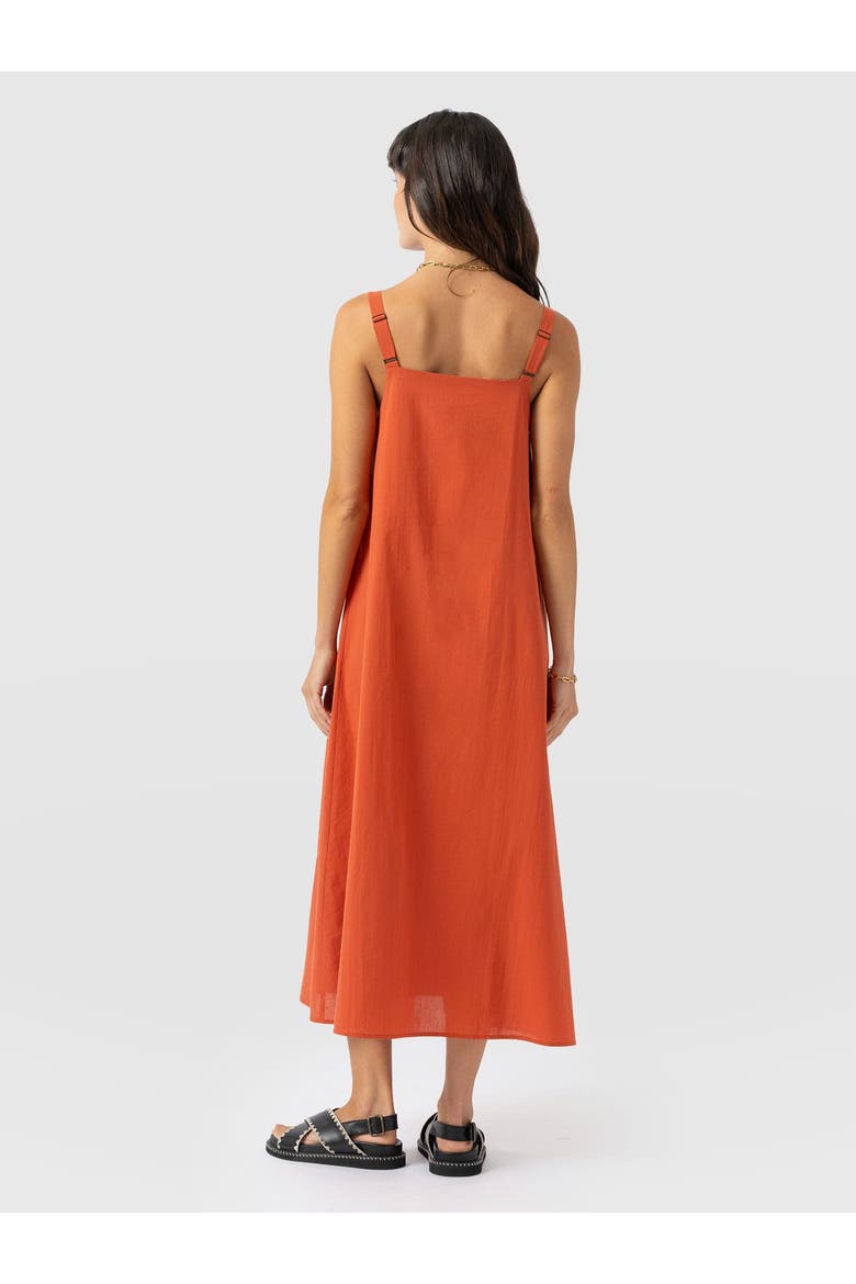 Candice A-Line Mini Dress, Alternate, color, Burnt Orange