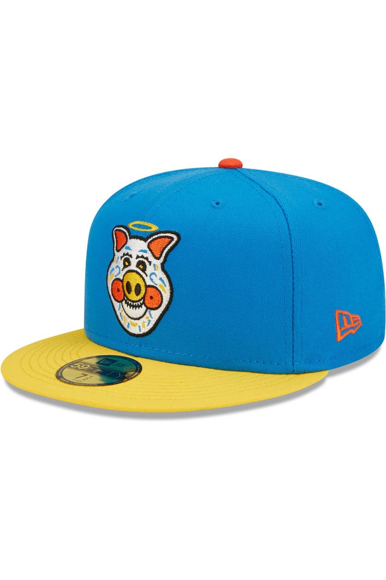 Men's New Era Royal/Yellow Santos de San Pablo Copa De La Diversion 59FIFTY Fitted Hat, Main, color, Royal