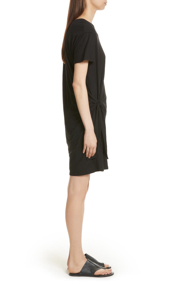 Vince Side Tie Cotton Dress, Alternate, color, 