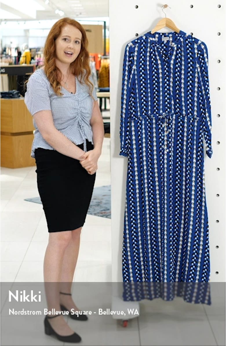 Long Sleeve Button Maxi Dress, sales video thumbnail