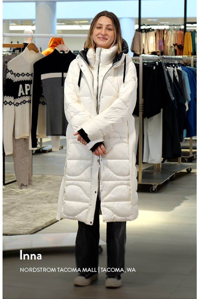 Onion Quilted Recycled Nylon Longline Puffer Jacket video
