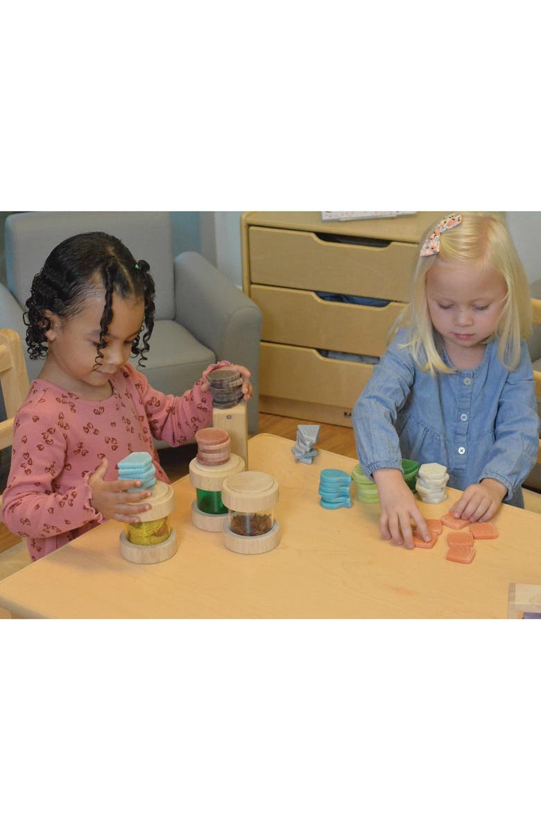 Kaplan Early Learning Company Nature-Inspired Loose Parts - 54 Pieces, Alternate, color, Multicolored