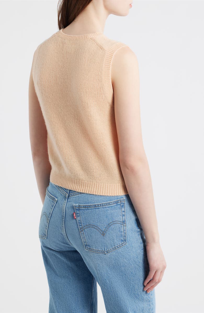 DÔEN Louden Cashmere Sweater, Alternate, color, Light Peach Sorbet