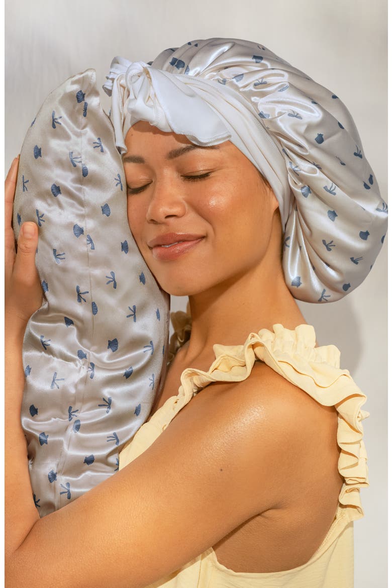 Standard Satin Pillowcase, Alternate, color, PEARLIZED CREAM