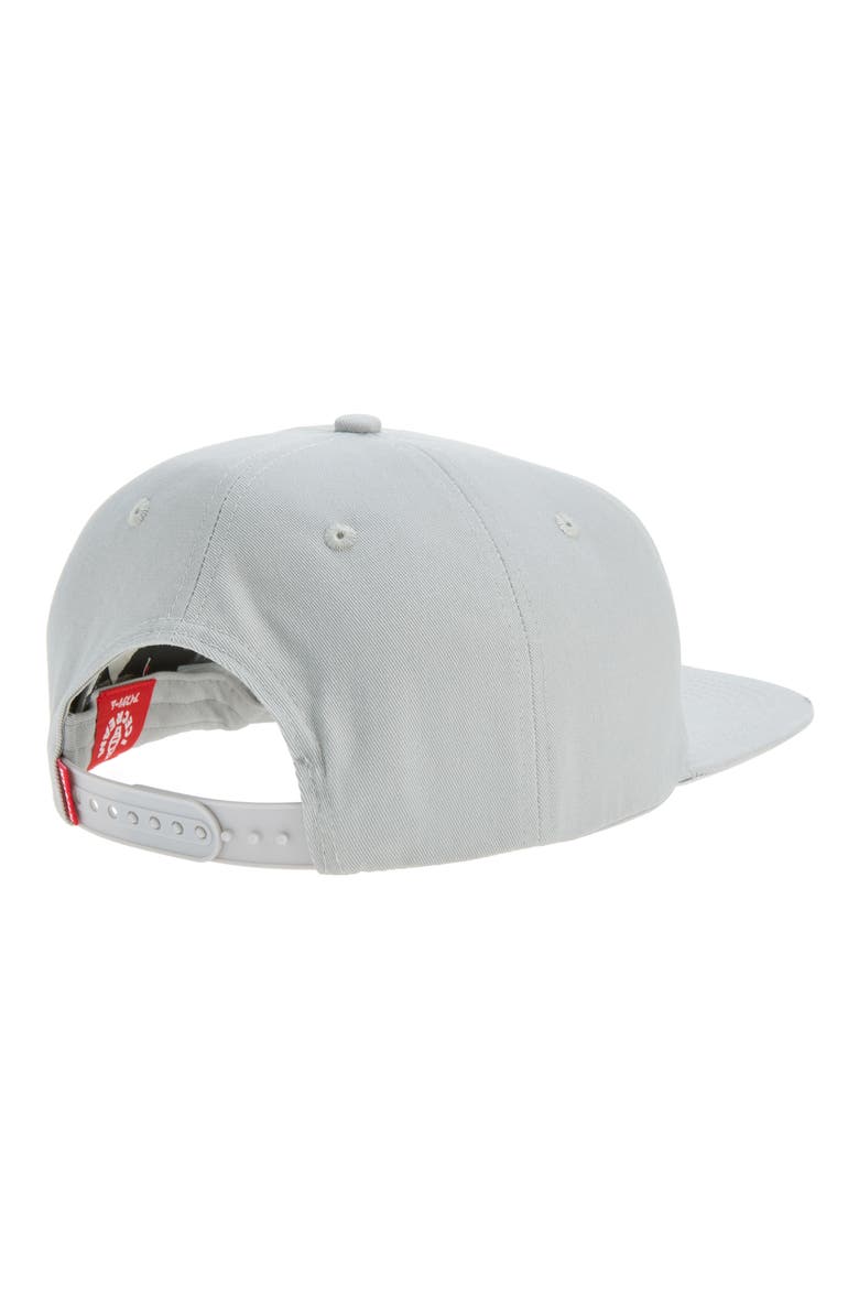 Rails Embroidered Logo Snapback Hat, Alternate, color, NEUTRAL GRAY