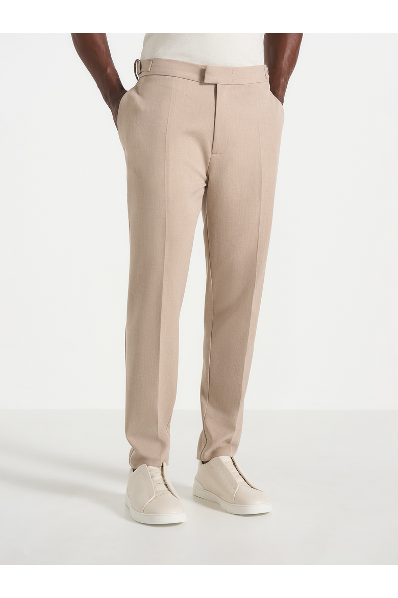 Hubert Slim Fit Trousers, Main, color, Taupe