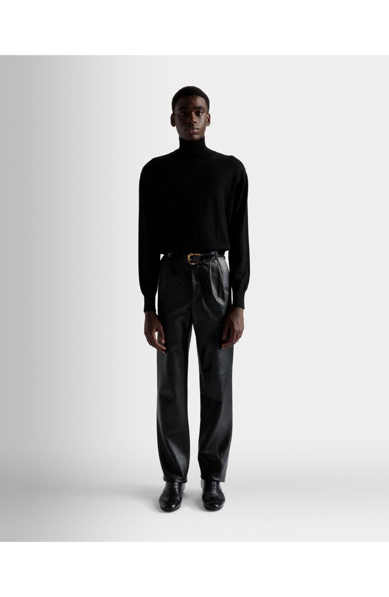 Bally Leather Trousers In Leather, Alternate, color, 
