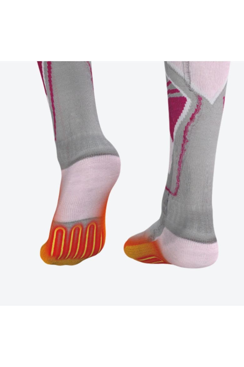 Premium 3.0 Heated Wool Socks Women's, Alternate, color, Pink
