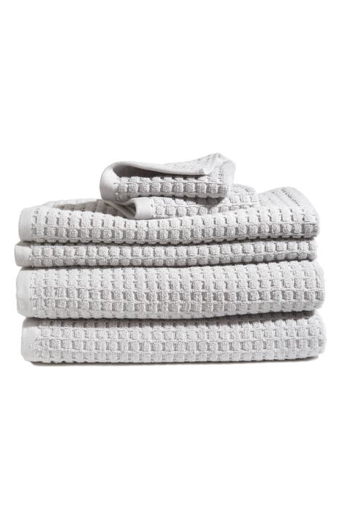 Quick Dry 6-Piece Bath Towel, Hand Towel 
Washcloth Set