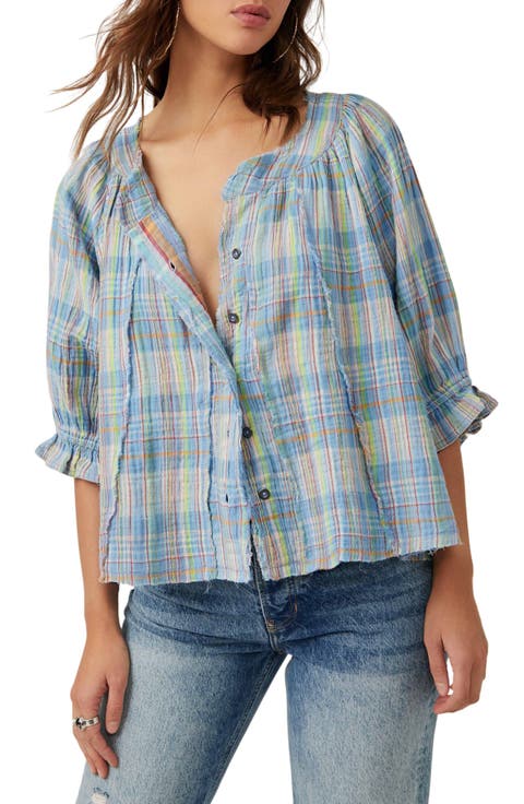 Lucy Plaid Swing Shirt
