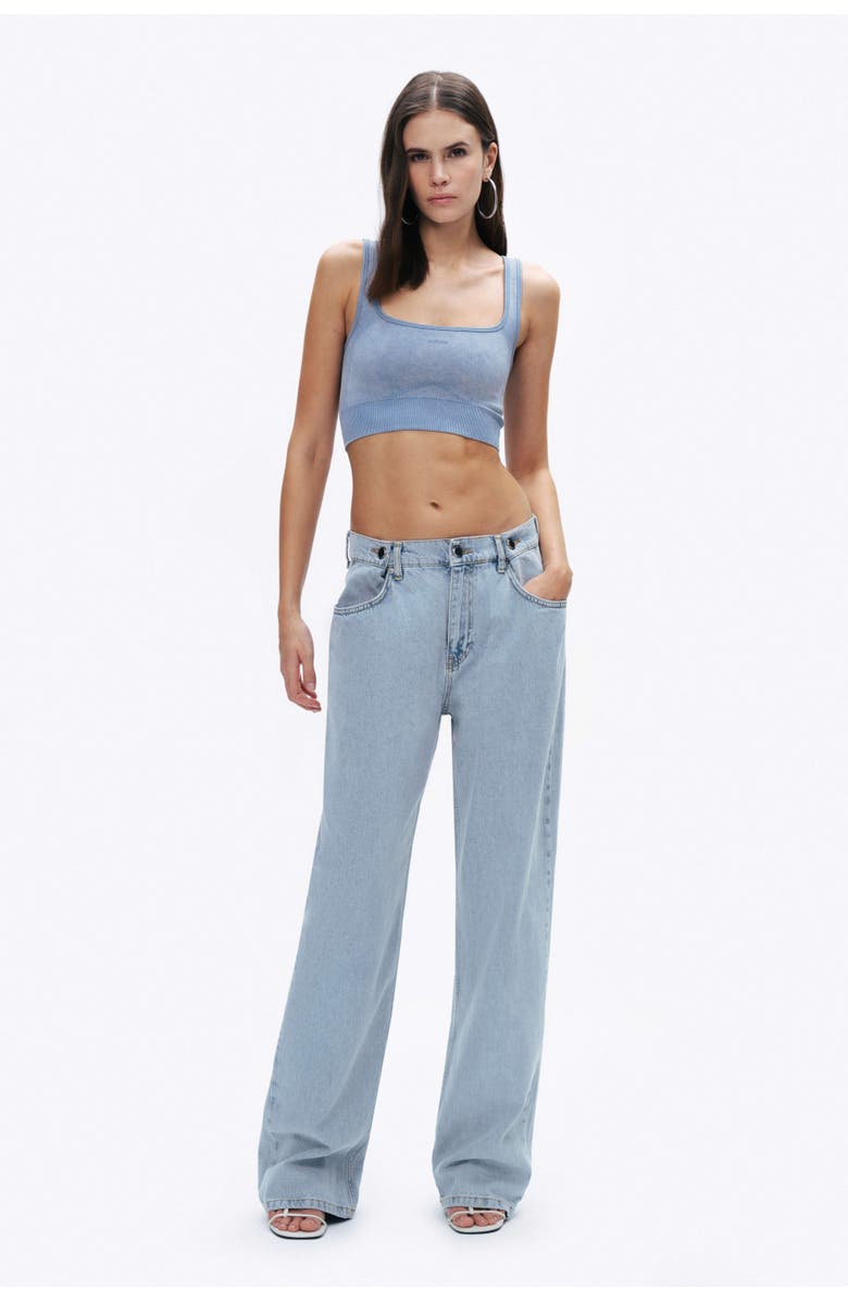 Nocturne Ribbed Crop Top, Alternate, color, 