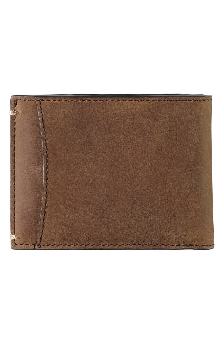 Johnston & Murphy Jackson Leather Wallet, Alternate, color, Tan Oiled