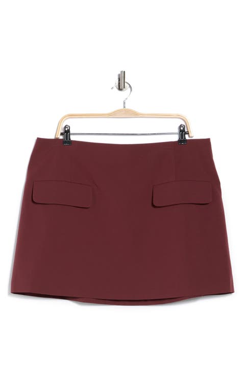 Tailored Detail Miniskirt