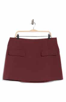 ASOS DESIGN Tailored Detail Miniskirt