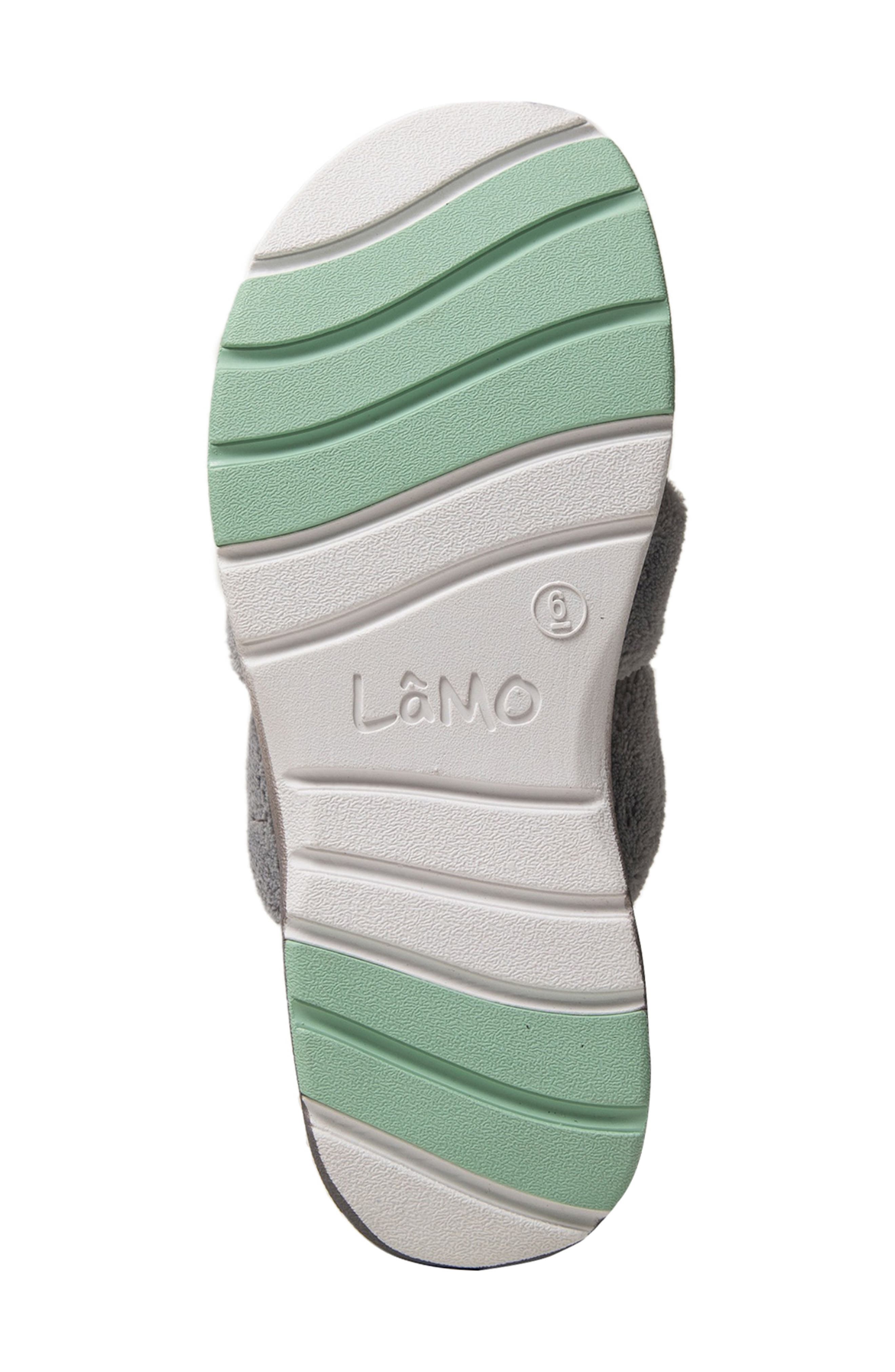 Tiki Terry Slide Sandal, Alternate, color, GREY