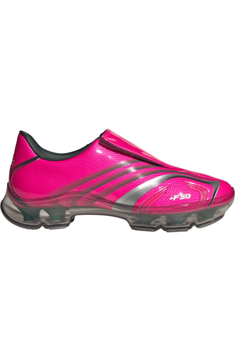 adidas Adiframe F50 Running Sneaker, Alternate, color, Shock Pink/ Green/ Silver