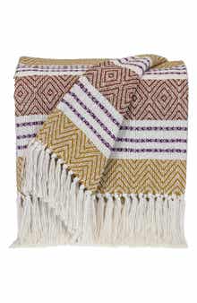 PARKLAND COLLECTION Kai Fringe Throw Blanket