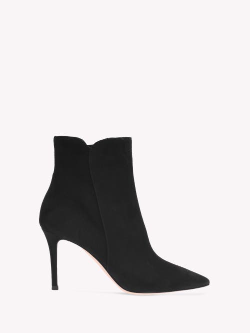 Shop Gianvito Rossi Levy 85 Bootie In Black Suede