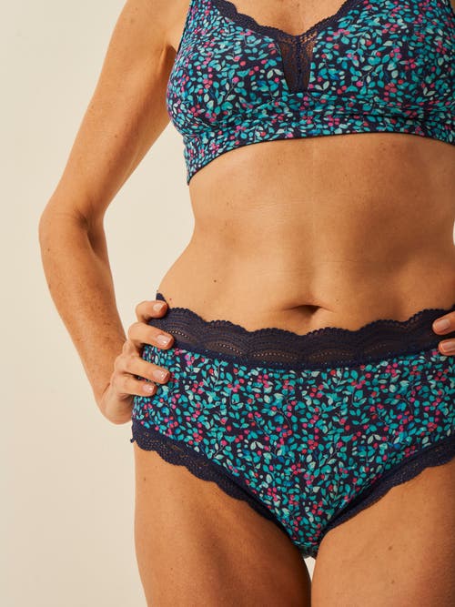 Stripe & Stare High Rise Knicker Four Pack In Animal Print