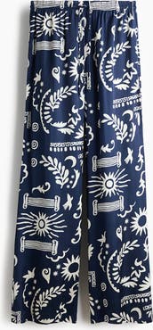 H&M Satin Drawstring Trousers