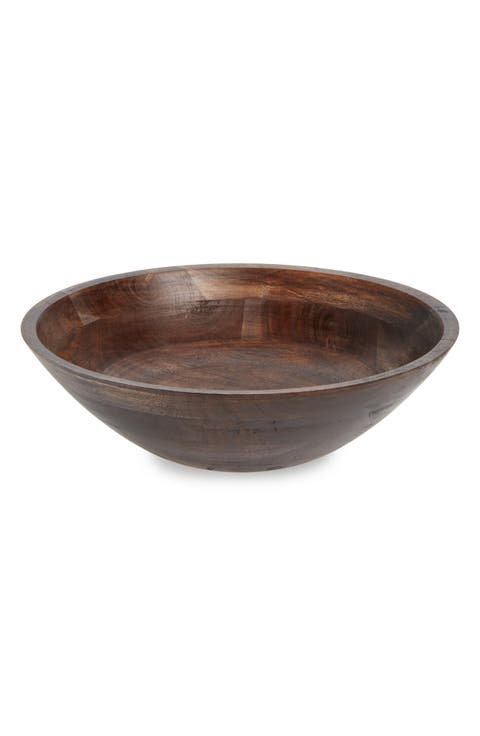 Acacia Wood Serving Bowl