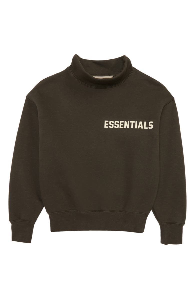 Fear of God Essentials Kids' Mockneck Sweatshirt, Main, color, 
