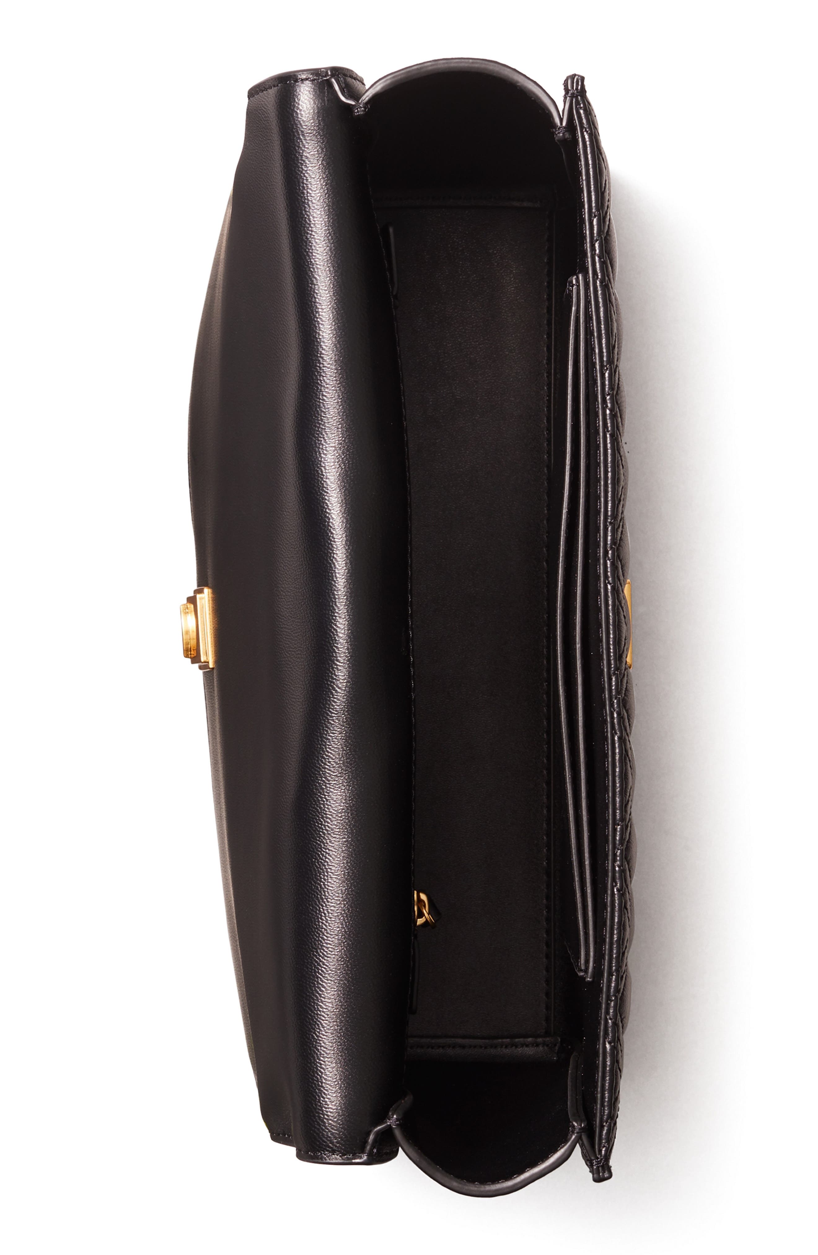 Tory Burch Fleming Leather Convertible Shoulder Bag, Alternate, color, 