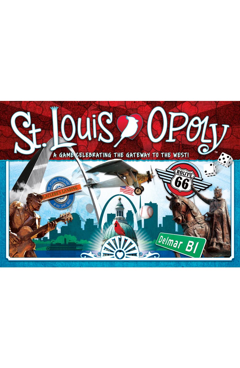 Late for the Sky St. Louisopoly Monopoly Board Game, Alternate, color, Multicolored