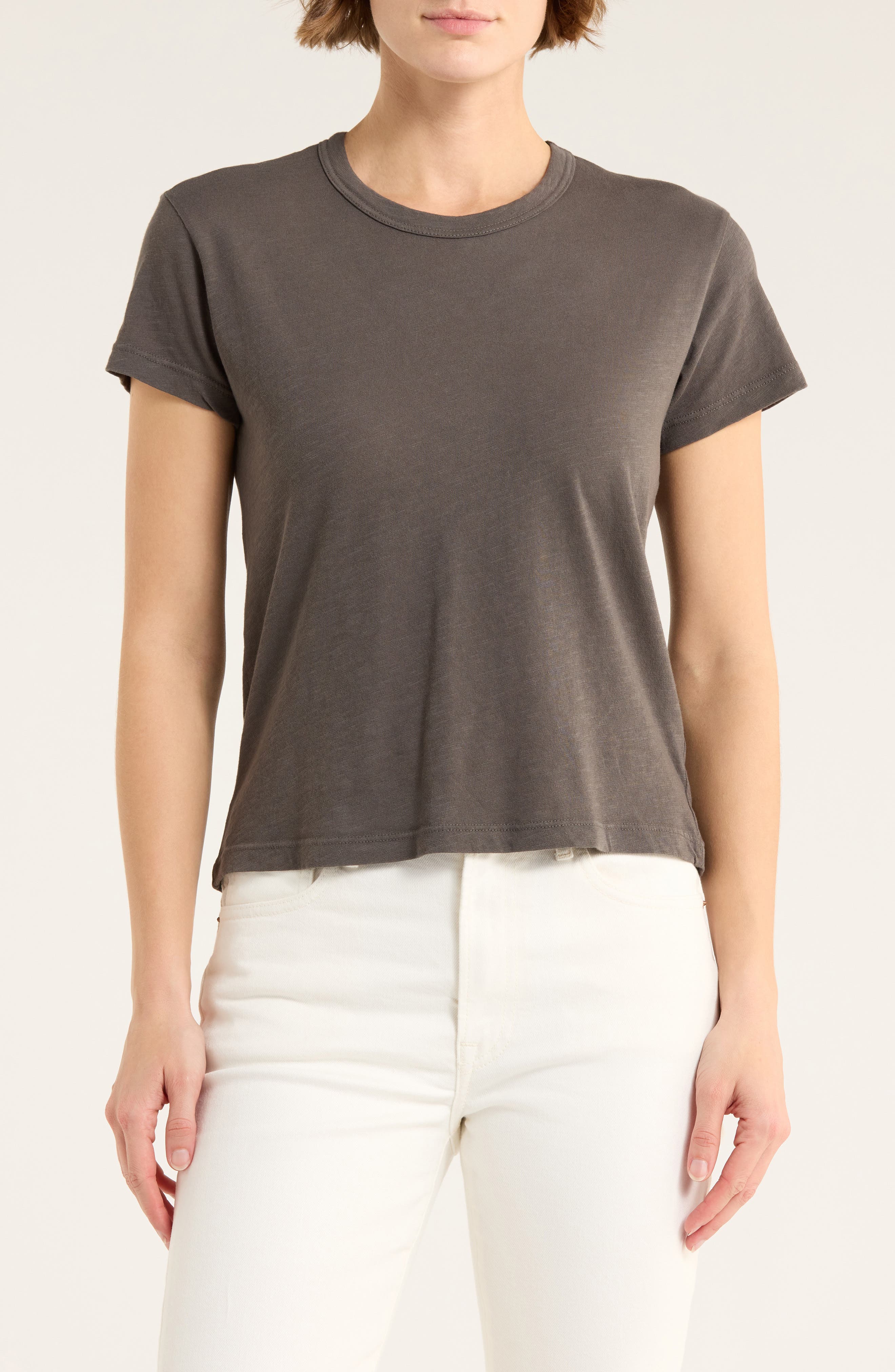 BUCK MASON Crewneck Slubbed T-Shirt