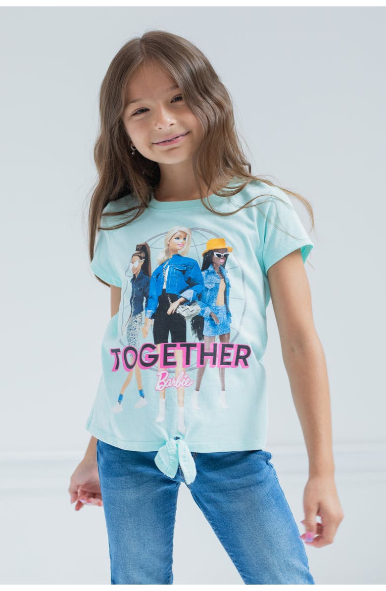 Barbie 3-Pack T-Shirts, Alternate, color, Blue / Pink / Black
