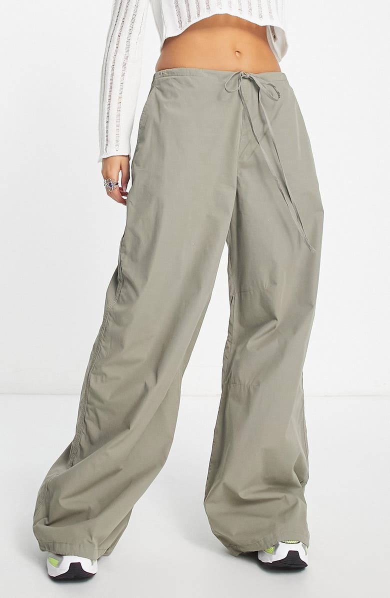ASOS DESIGN Cotton Parachute Pants, Main, color,
