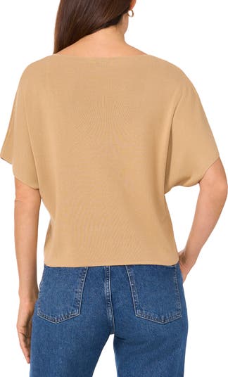 Short Sleeve Crop Sweater